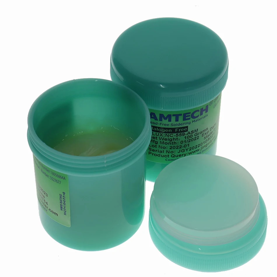 1Pcs AMTECH NC-559-ASM 100g Lead-Free Solder Flux Paste For SMT BGA Reballing Soldering Welding Repair Tools No Clean 1pcs/2