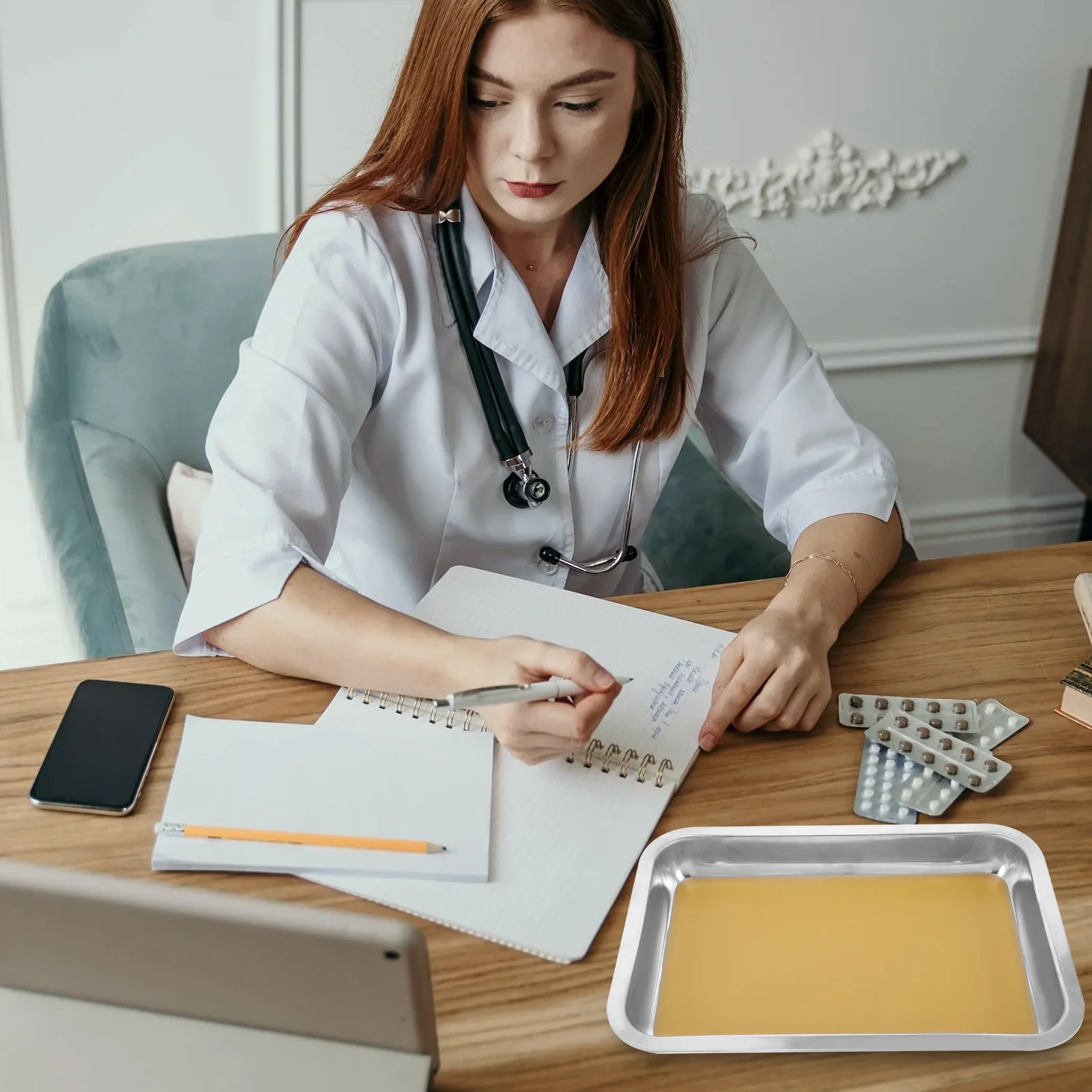 Stainless Steel Dissection Tray Anatomy Plate Wax Dissecting Tray Biological Teaching Instrument Medical Science Lab Equipment