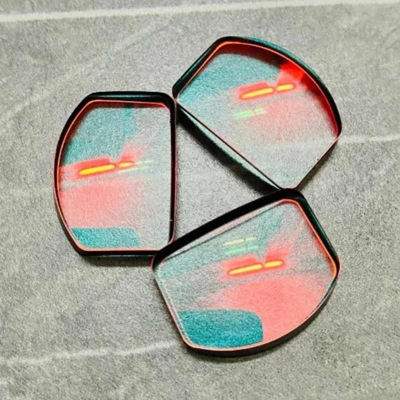 

1pc Length 23.8mm Width 17mm Thickness 5.2mm Lens Red Point Scope Optical Glass Lenses Coating Red Point Scope