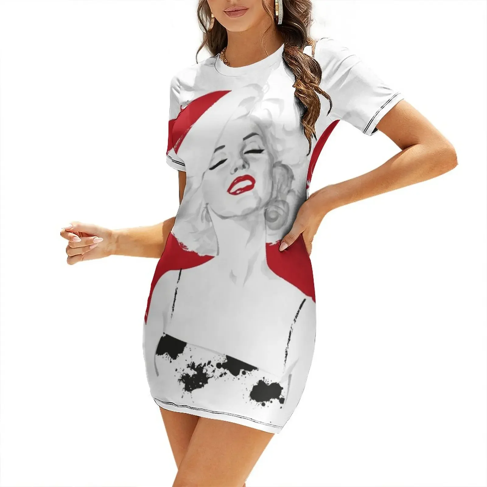 

MM Test Short-Sleeved Dress Clothing dresses for womens 2025 womens dress Bridesmaid dress woman