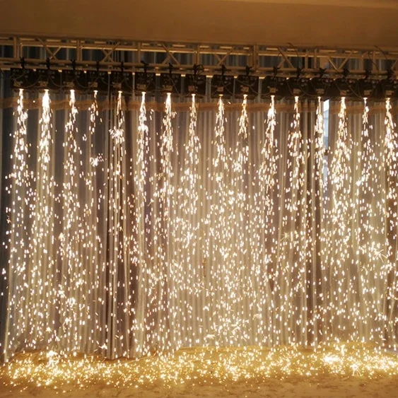 forcold spark machine hand wedding pyro firework waterfall firework effect water fall cold spark machine