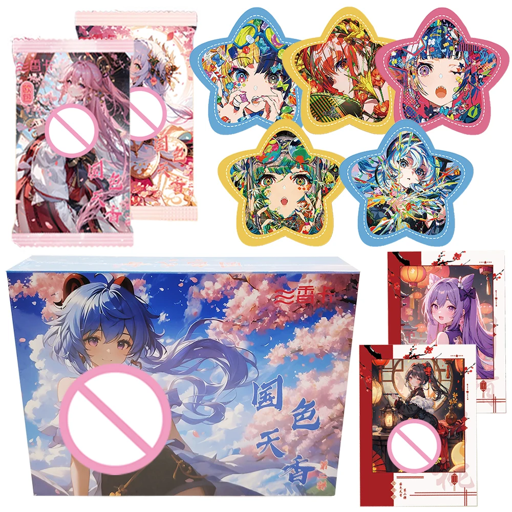 

Classic Game Anime Goddess Collection Card Boys Like Cute and Charming Cartoon Girls Limited Edition Cards Festival Gifts Toys