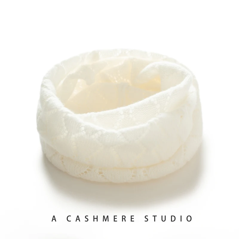 100% accesorios de punto de Cachemira invierno nuevas mujeres sólido suave cálido tubo bufandas cuello cálido bufanda señoras al aire libre O anillo bufanda chica