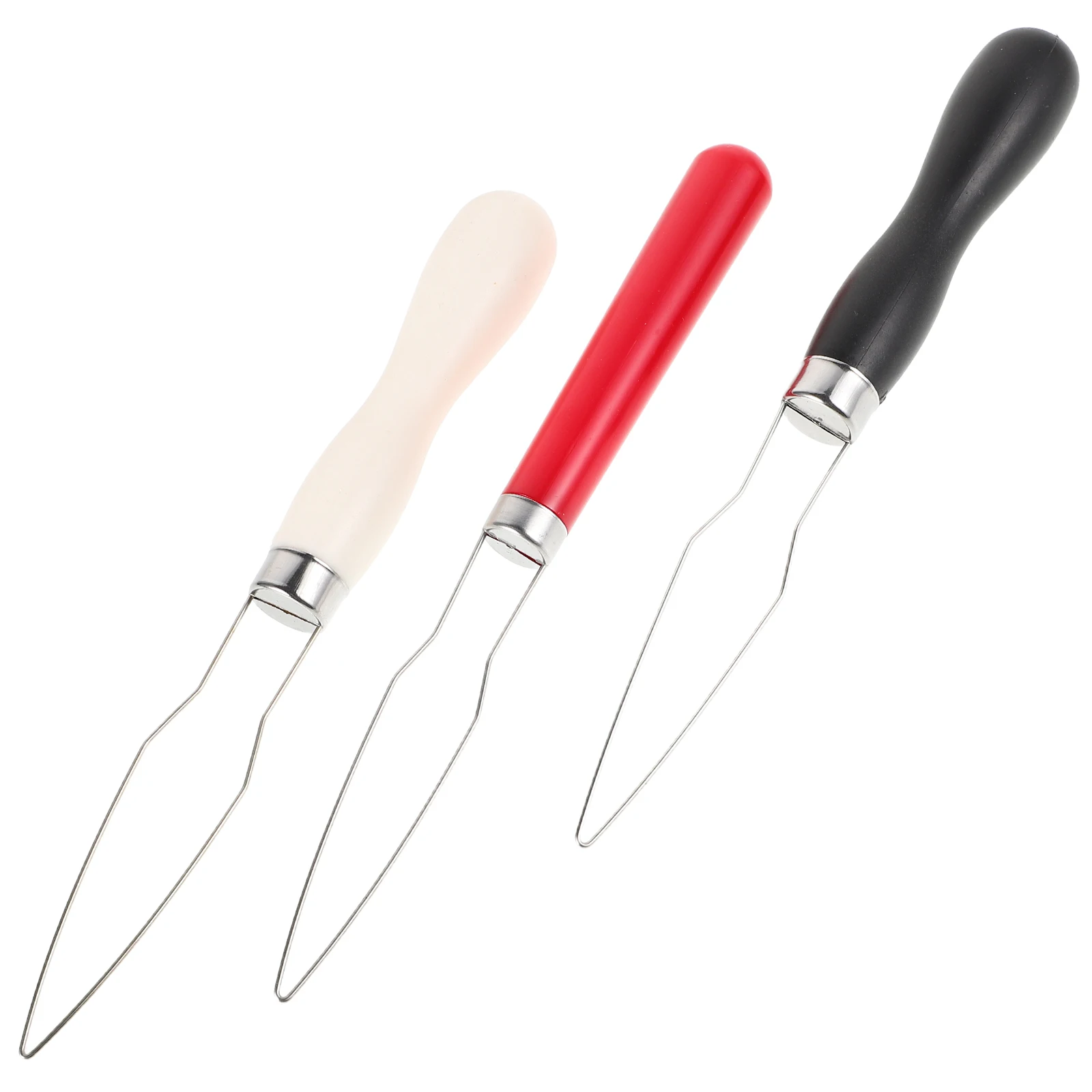 

3pcs Button Threader Tool Dressing Aid Pants Stainless Steel Arthritis Assist Lightweight Portable Multifunctional