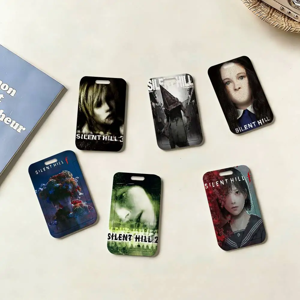 

Чехол для рабочего пропуска/удостоверения личности с ремешком на шею, дизайн по мотивам игры Horror Game S-Silent Hill, 1 шт.