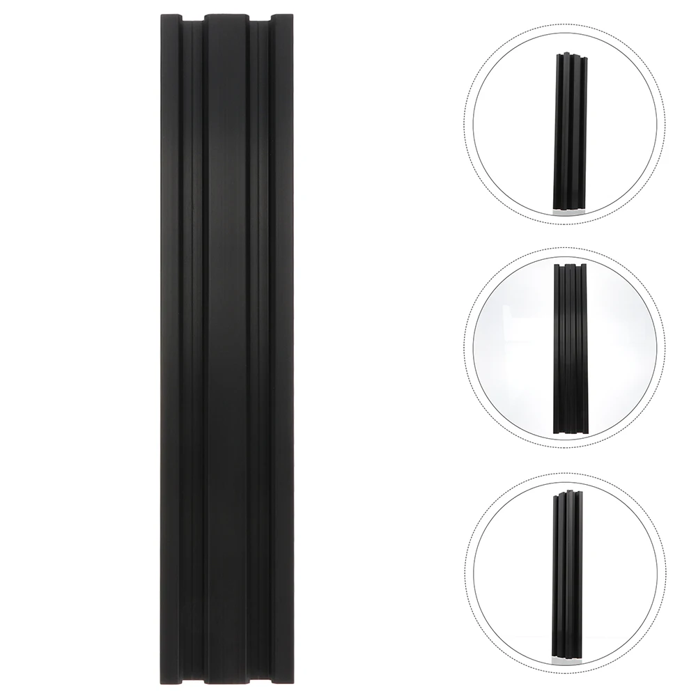 

2Pcs Black CNC Brackets Aluminum Profile Printer Linear Rail Extrusion Guide Accessories High Strength T Slot Anodized Surface