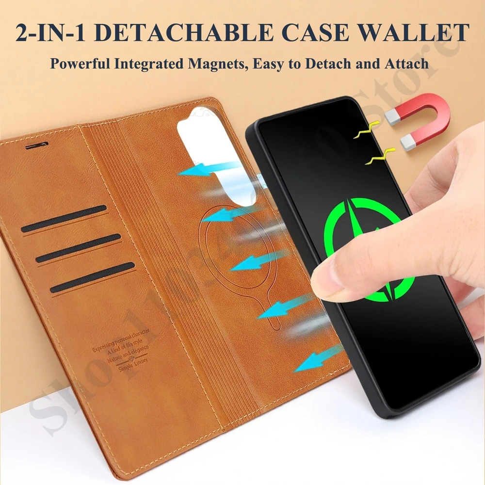 เคสหนังแบบ 2 in 1 สำหรับ Samsu - Leather Card Wallet บทวิจารณ์และราคา
