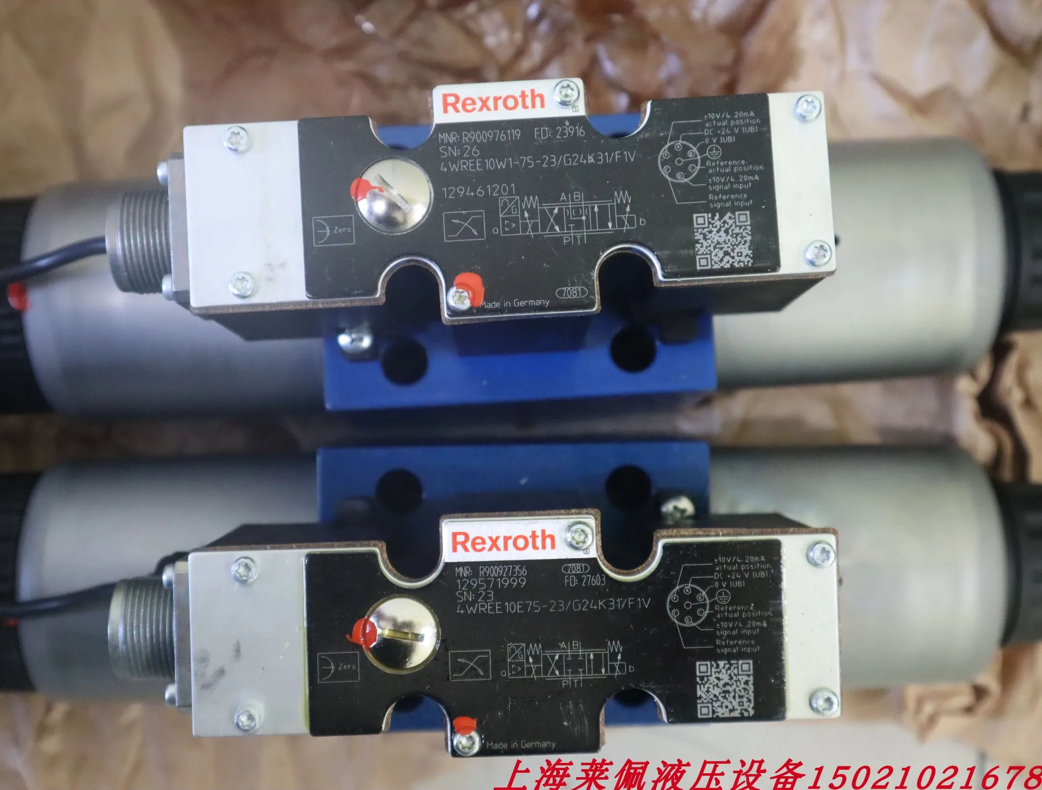 

4WREE10W1-75-23/G24K31/F1V R900976119 REXROTH пропорциональный клапан