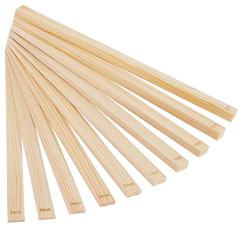【Flash-Deal!】10-teiliges Keramikwerkzeug, Tonwerkzeuge, rollendes Schlammstab-Führungsset – Schlammplattenführung in 5 Größen, Holzstreifen
