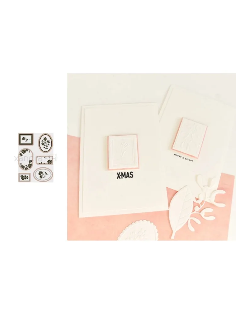 2 Neue Produkte im Vorverkauf: Weihnachtliche Schneidvorlagen für Eltern und Kinder, DIY Scrapbook-Album-Dekoration, geprägte Papierkarten