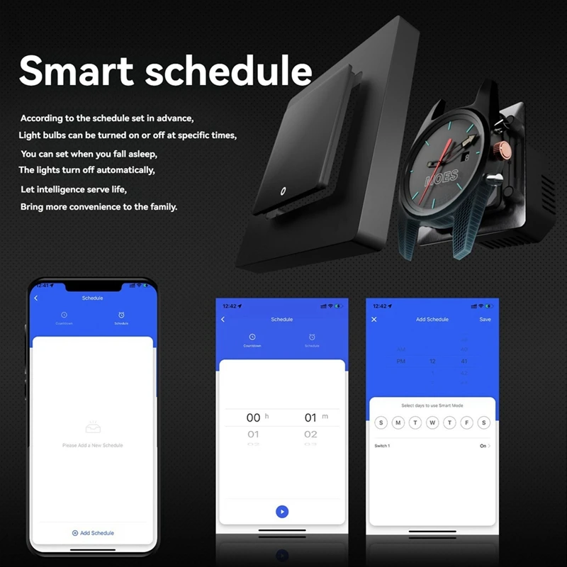 Tuya Wifi Smart Light Switch 2-Gang Dimmer Switch Smart Life APP التحكم عن بعد العمل مع Alexa Google A