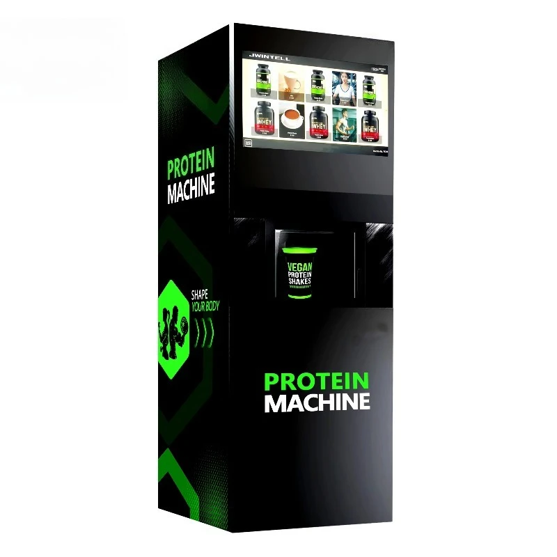 

Customized Fully Automatic GYM Self-Service Protein Shake Vending Machine Card Payment Mini Protein Shakes Vending Machine