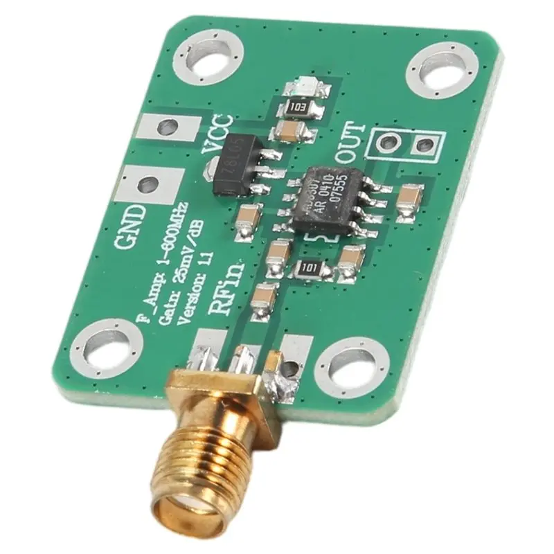 AD8307 RF Power Meter Logarithmic Detector Power Detection 1-600Mhz RF Detector Power Meter-AA26