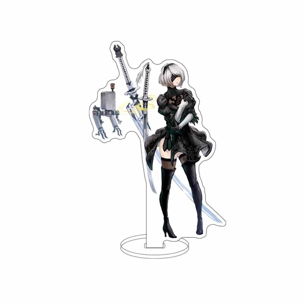 25PCS Anime NieR  Automata Ver1.1a 15CM Acrylic Stand Model Figure Cosplay Plate Holder Topper Birthday Fans Christmas Gift