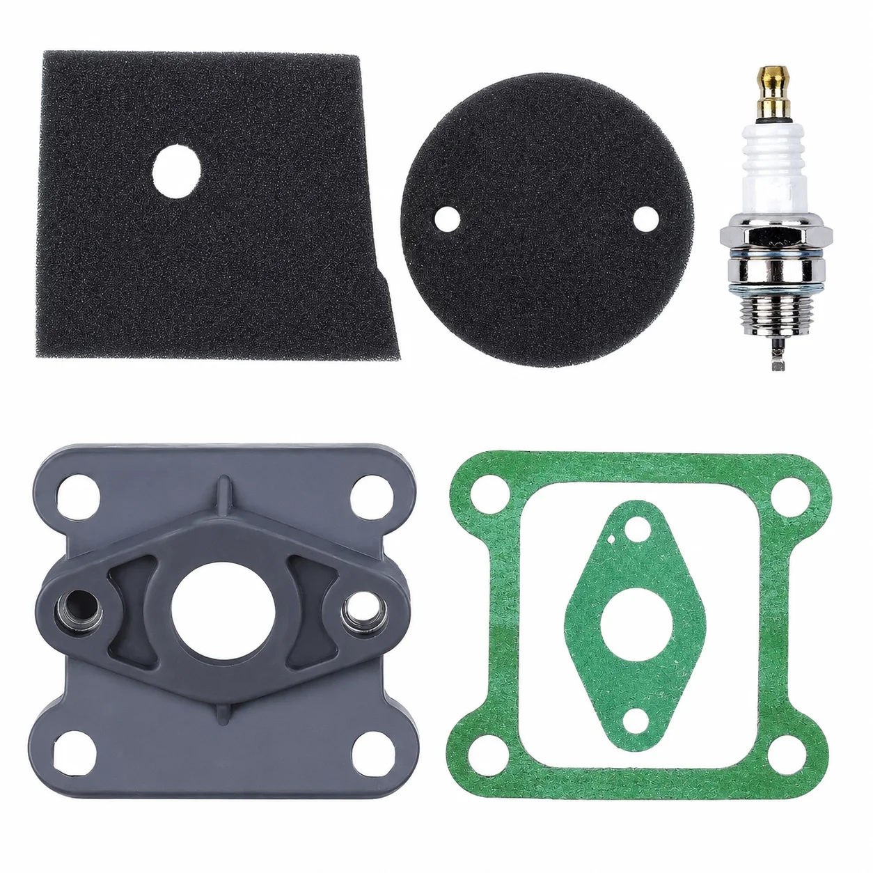 Air Filter Foam Carburetor Intake Gasket Spark Plug Kit For Robin NB411 Engine Parts Repair Kit Replacement Small Engine Tune Up