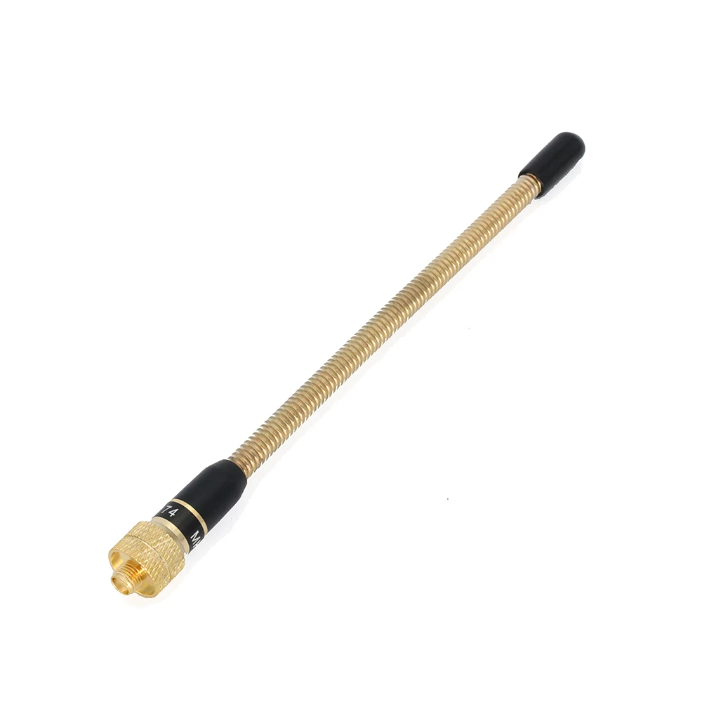 

Walkie Talkie Metal Gold Spring Antenna SMA-FeMale VHF 136-174Mhz Antenna Two Way Radio Suitable for BAOFENG UV-5R