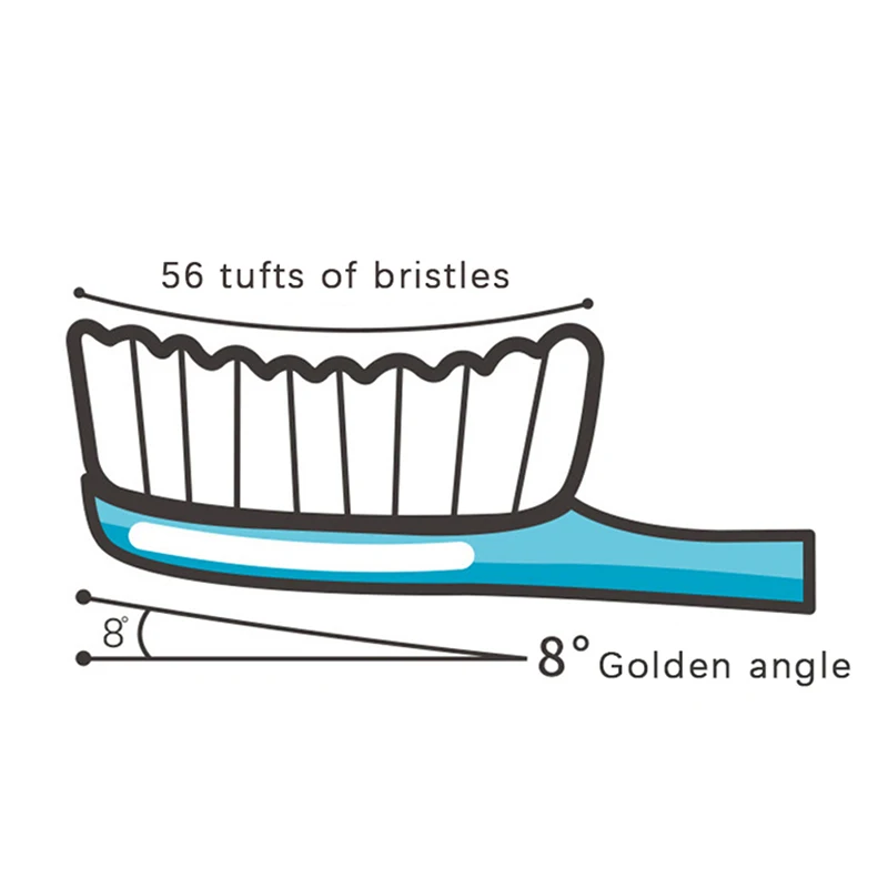 ⭐ حار ❗   1 قطعة فرشاة أسنان كبيرة الرأس فرشاة أسنان مع حقيبة سفر الكبار الفحم القابلة للتحلل صحة الفم تنظيف لون عشوائي