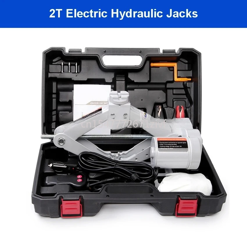 الكهربائية 12 فولت سيارة رفع أداة جاك مقص الكهربائية جاك عجلة التفكيك المعونة أداة إصلاح السيارات أدوات رفع السيارات الكهربائية #6