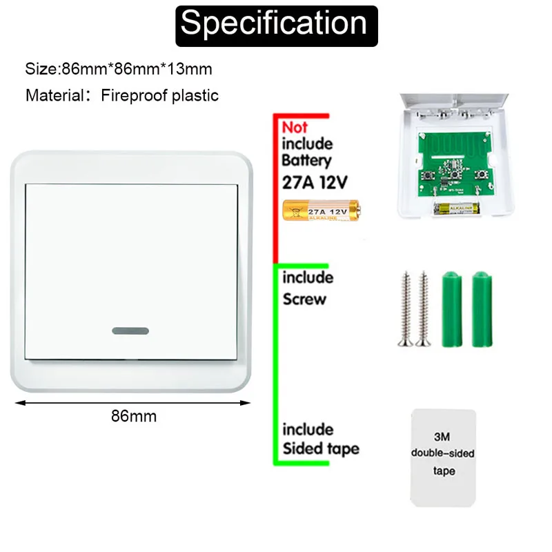 433 Mhz bezprzewodowy inteligentny włącznik światła bez neutralnego Mini Moudle AC 220V 110V 150W przekaźnik odbiorczy zdalny wł. Wył. Do lampy Led