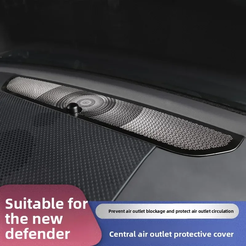 For Land Rover Defender 90 110 2020-2026 L663 Central Control Air Outlet Dustproof Protective Grille Cover Interior Accessories
