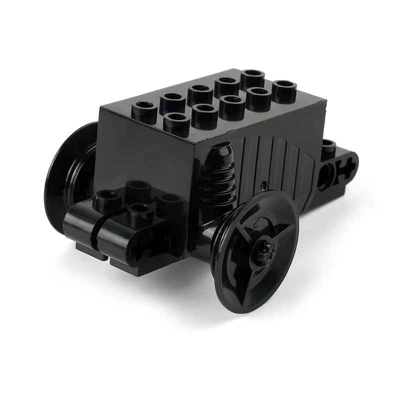 Petite boîte de rebond MOC, blocs de construction techniques, assemblage de fonctions de puissance de voiture, accessoires en briques, modèle de véhicule pour enfants, pièces de jouets