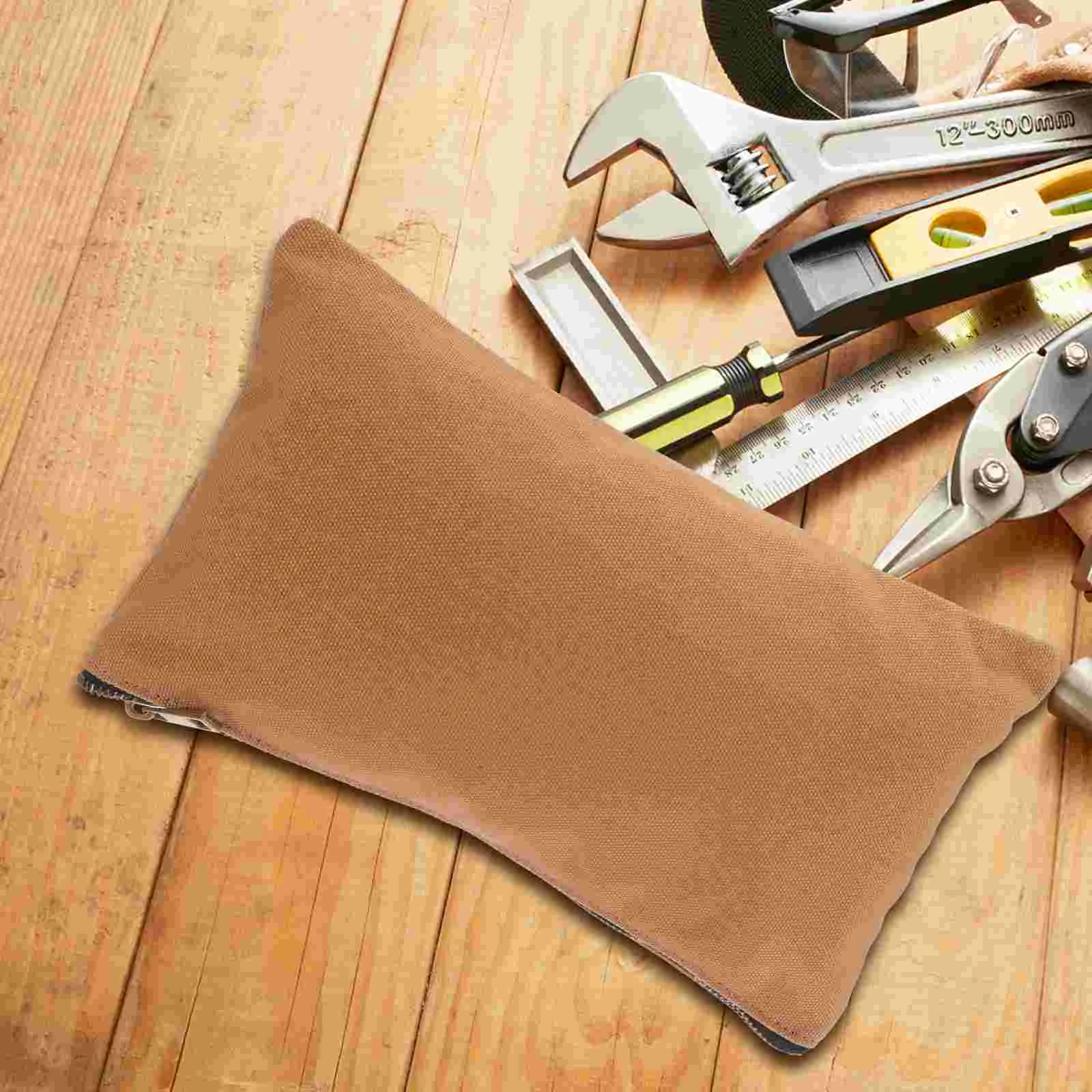 Bolsa de ferramentas de lona para homens, bolsa com zíper, organizador de mochila, bolsas pequenas com utilitário resistente