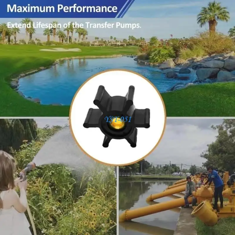 E15A Anti Leak Impeller for Pump Replacement O Rings and Lubricants Included, High Performances Composites