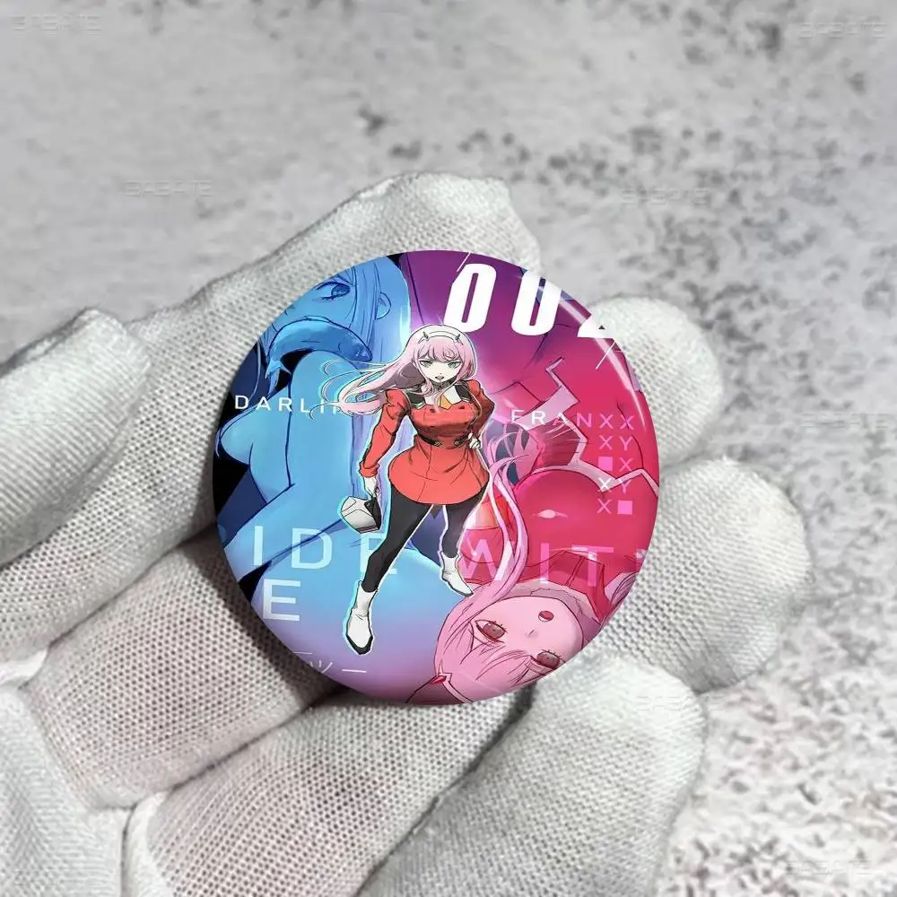 فرانكس صفر اثنين 002 أنيمي أنيمي زر دبوس بروش اليدوية للملابس الكرتون شارة ظهره الديكور مجوهرات اكسسوارات #5