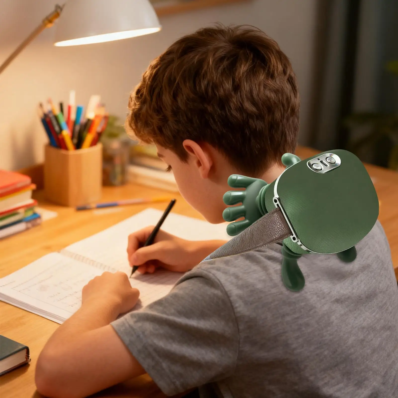 

Массажер для шеи и плеч, устройство для расслабления тела, массажер для шеи и спины с 2-режимным нагревом для дома, путешествий, перерыва после упражнений на каждый день