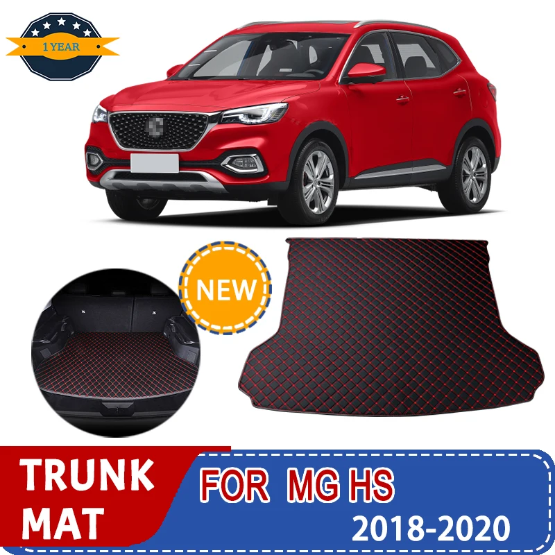 

For MG HS 2018-2020 Car Trunk Mat Artificial Leather Durable Rear Trunk Cargo Protective Pad Car Interior Accessories