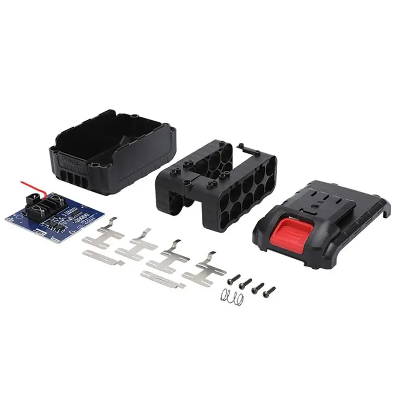 

New-21V Li- Battery Case Kit 10*18650 Battery Pack Accessories With Circuit Board For Power Tools Accessories