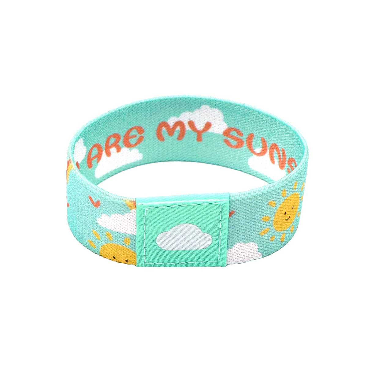 أنت بلدي أشعة الشمس سوار للنساء الرجال قوس قزح مطاطا الرياضة معصمه أساور الموضة مجوهرات الفن اكسسوارات الهدايا