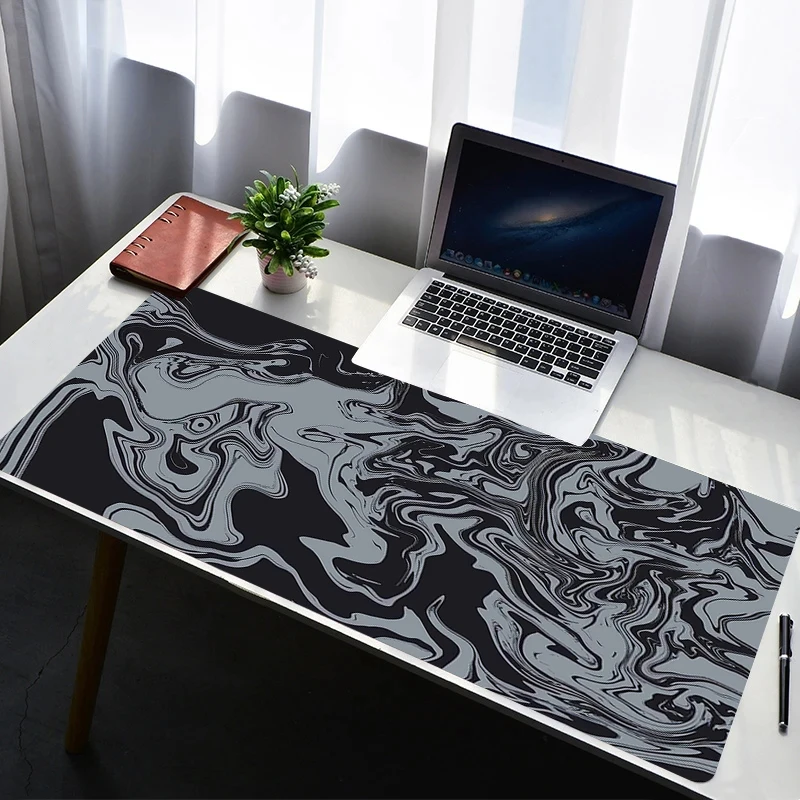 

Mouse Pad PC Non Slip Rubber HD Mousepad Laptop Gamer Cabinet Keyboard Pad Office Computer Gaming Desk Strata Liquid Mouse Mat