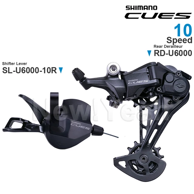 SHIMANO CUES U6000 10 Speed Groupset dźwignia zmiany biegów SL-U6000-10R przerzutka tylna RD-U6000 oryginalnych części