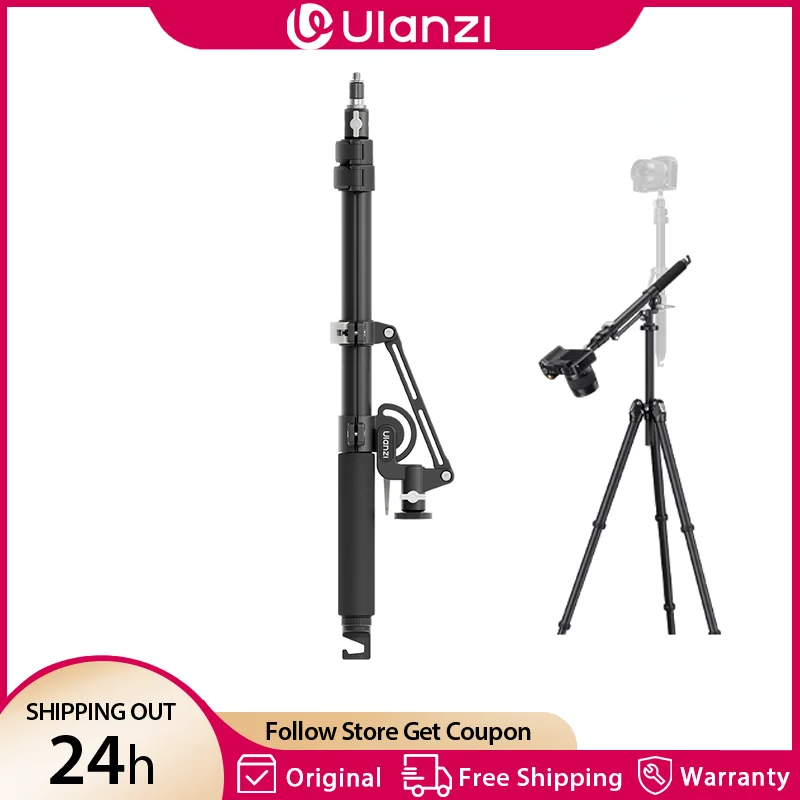 Ulanzi TH09 1.34M Extendable Boom Arm Stand with 3 Section 135
