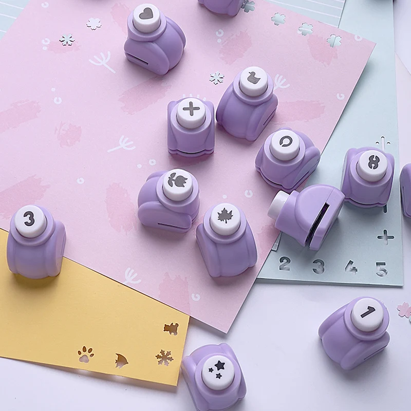 1 PCS Mini Scrapbook Punches Handmade Cutter Card Craft Calico Printing DIY Flower Paper Craft Punch Hole Puncher Shape