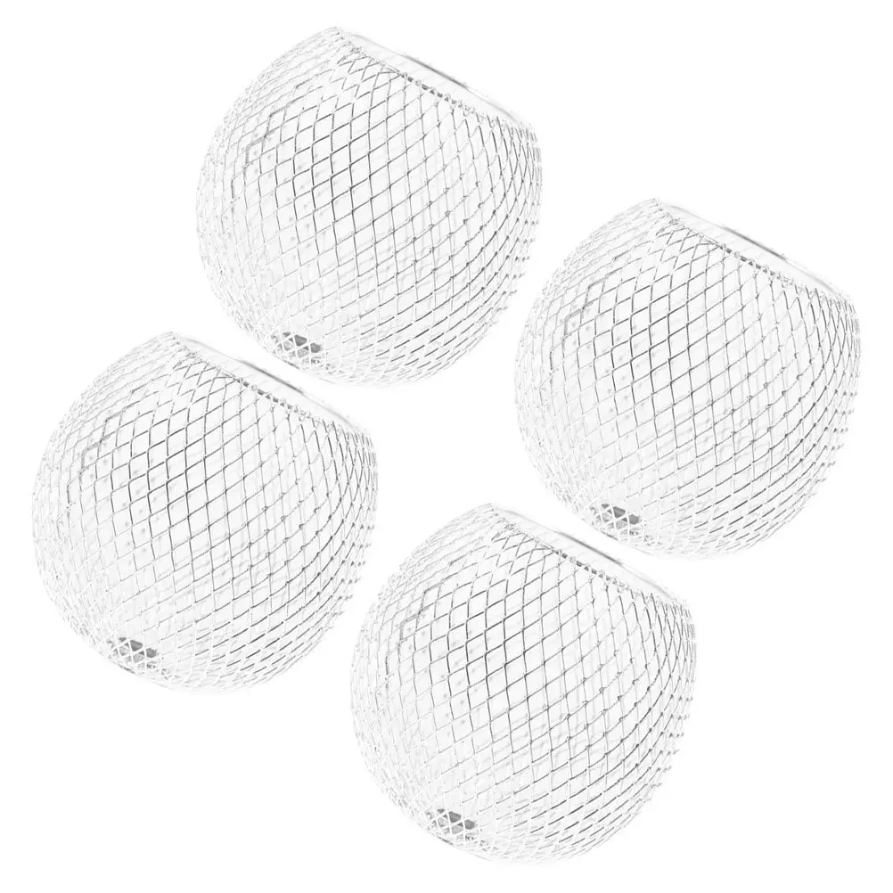 

Набор из 4 сферических металлических абажуров с вырезами, подвесные светильники-шары для столовой, винтажное промышленное потолочное освещение