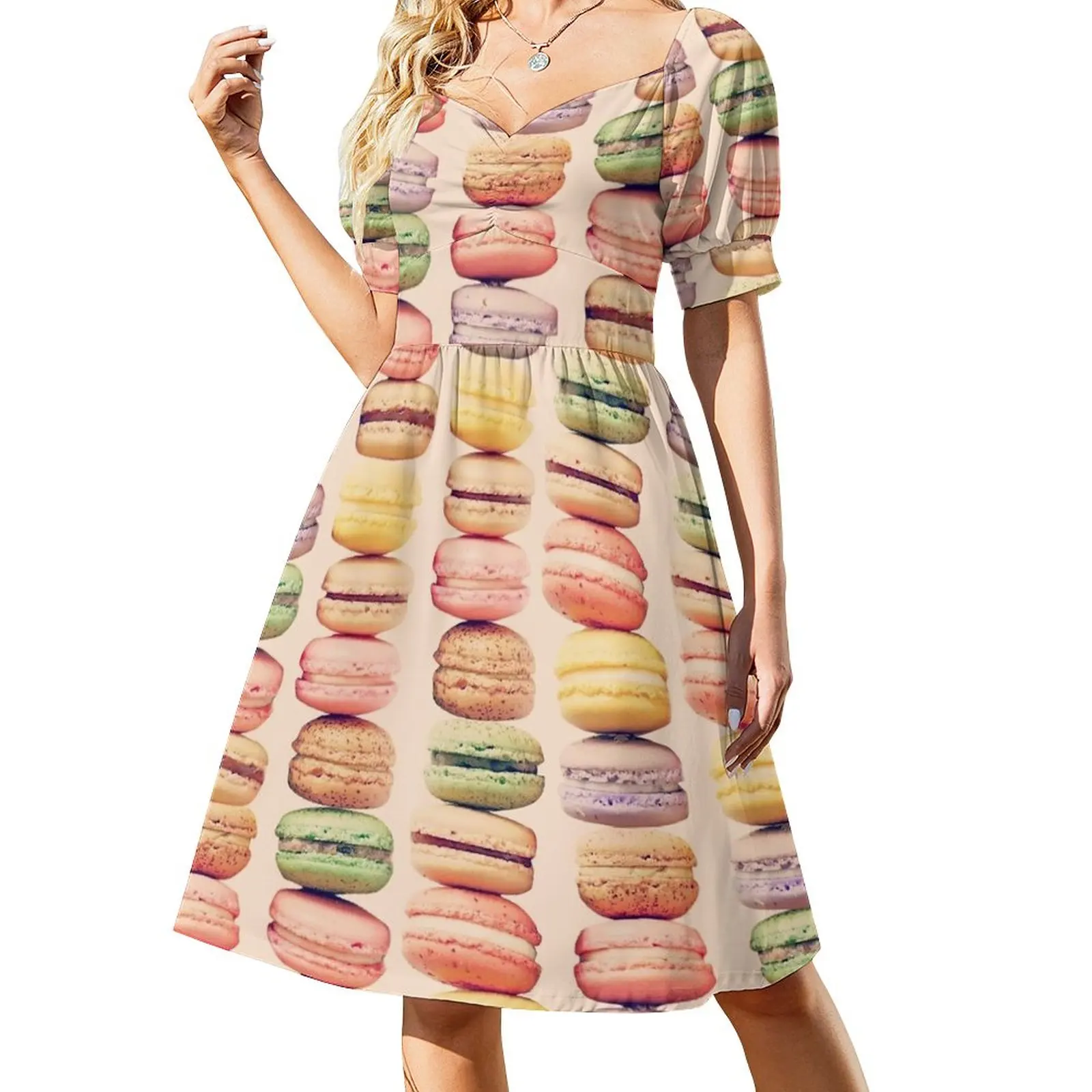 

J'aime Macarons! Sleeveless Dress long sleeve dresses dresses for women 2024 beach outfits for women