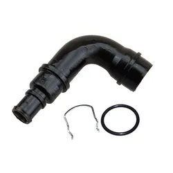 Pipe Connector Crankcase Breather Hose Tube Clip & Seal for VW Golf Mk4 1.8T 06A103213 06A103213F 06A 103 213 F 06A 103 213F