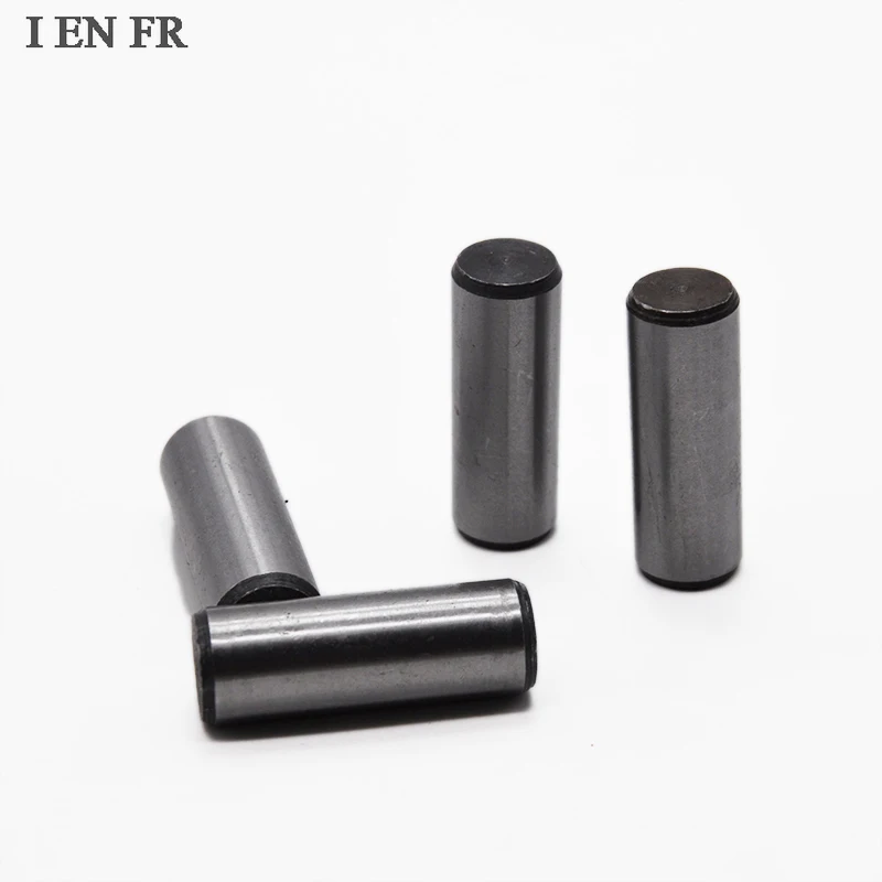 GB119 M3 M4 M5 M6 M8 M10 High Strength Quench Hardened Steel Solid Cylindrical Dowel Pins Fixed Parallel Pin Length 6mm-100mm