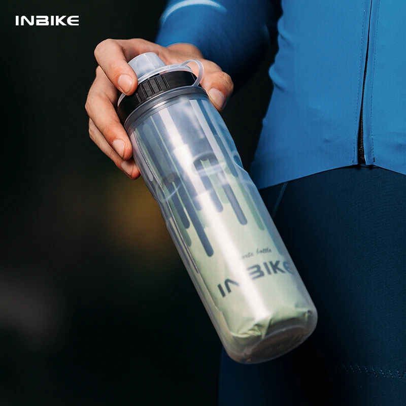 INBIKE Bike Squeeze Bottle Road Bike Mountain Water Bottles Cycling Sports Insulated Water Bottle Leak Proof Keep Water Cooler