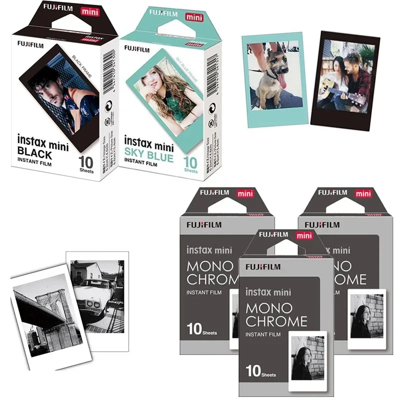 Fujifilm Instax Mini Film Wit 10 20 40 60 80 100 Vellen Voor FUJI Instant Fotocamera Mini 12/11 Mini 9 8 7 70 90 Filmcamera