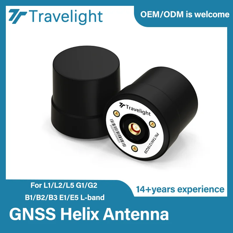 

TAN1216Q39 IP67 Waterproof Gnss GPS Helical Active Antenna sma L1 L2 L5 L-Band GNSS Antenna for Agriculture UAV