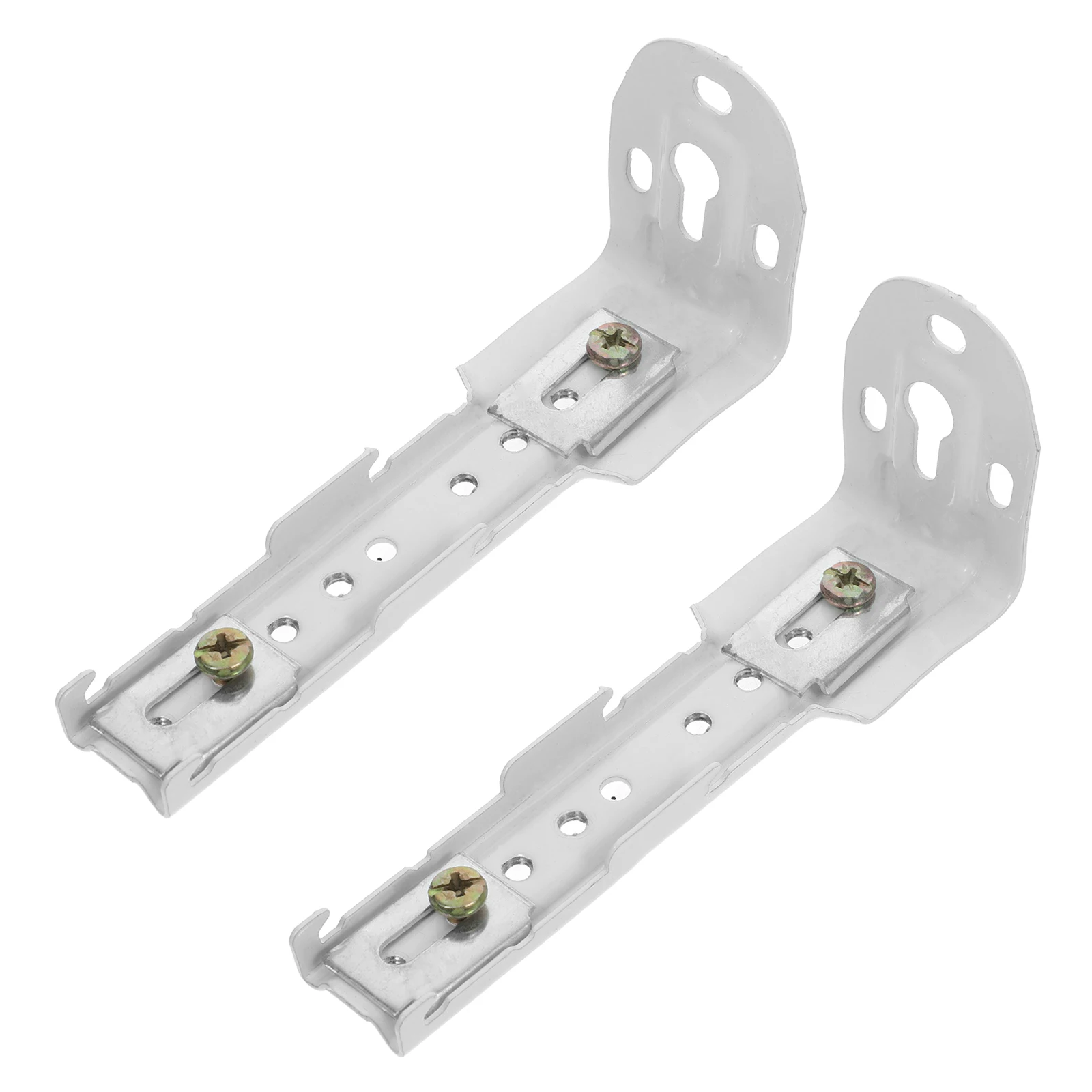 

2 Pcs 5CM Curtain Brackets Rails Heavy Duty Ceiling Curtain Track Fixed Side Codes Ceiling Mount Blinds Parts
