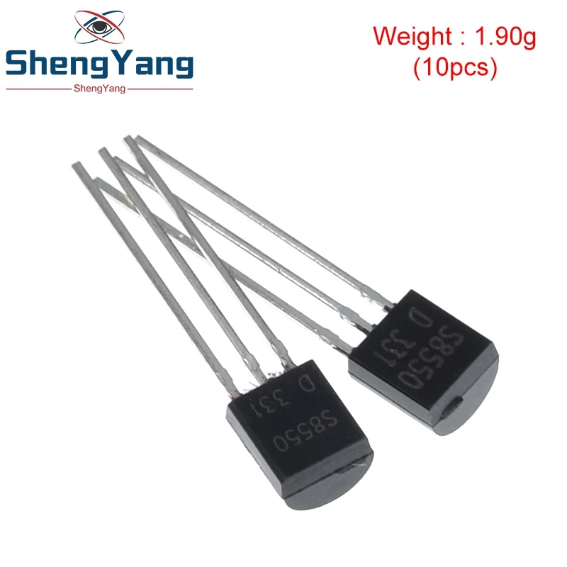 TZT 100pcs S8550 S8550D  8550 0.5A 40V SS8550