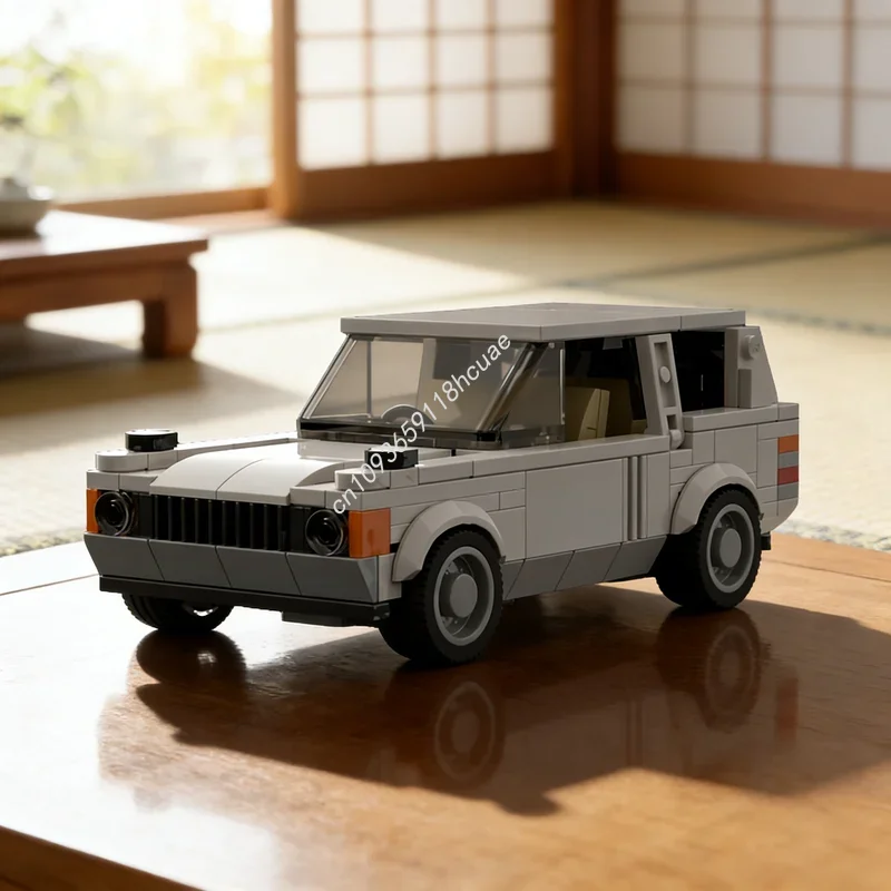 

340pcs MOC City Champions Land Rover Range White Model Building Blocks Construction Toys Brick Education festival Gift