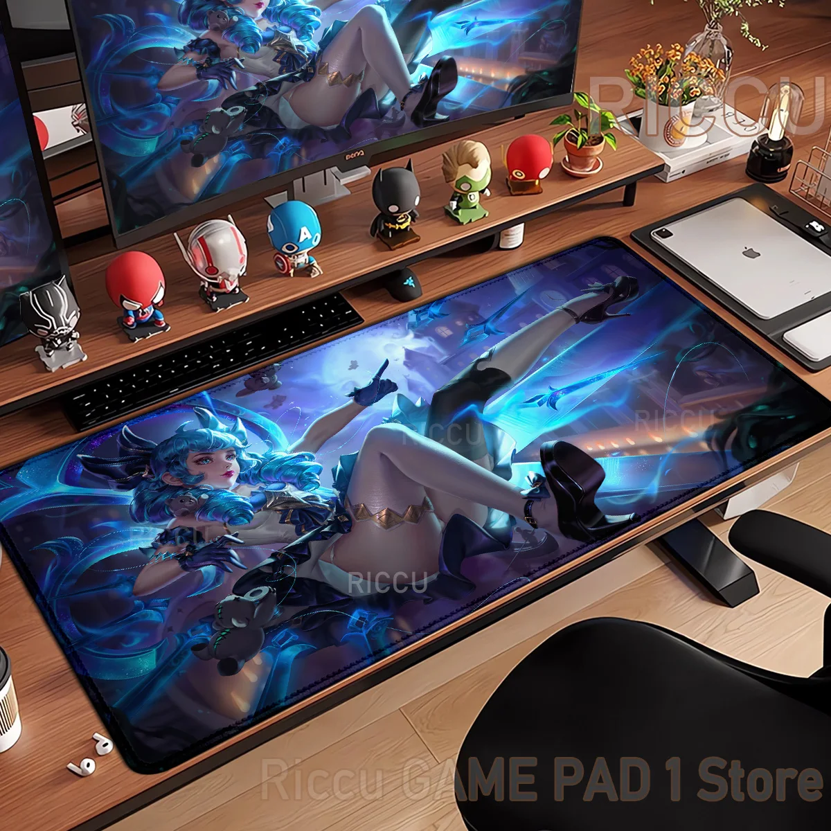 

Gaming League of Legends Gwen Mouse Pad Office desk cushion Computer Accessories Keyboard Table Mat Laptop cushion Mouse Pad