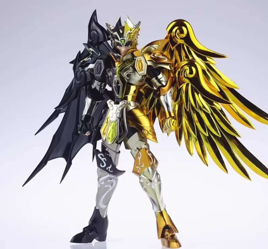

In Stock GT God Gemini+Holy Clothes Hanger Saga/Galon/Yin Yang Golden Soul Saint Seiya Myth EX Action Figures Collection Gifts