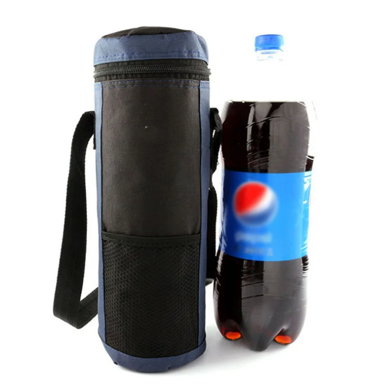 Summer Travel Portable Cooler Bag Oxford Cloth Insulation Sleeve Camping Insulated Water Bottle Keep warm/cold Drink Carrier