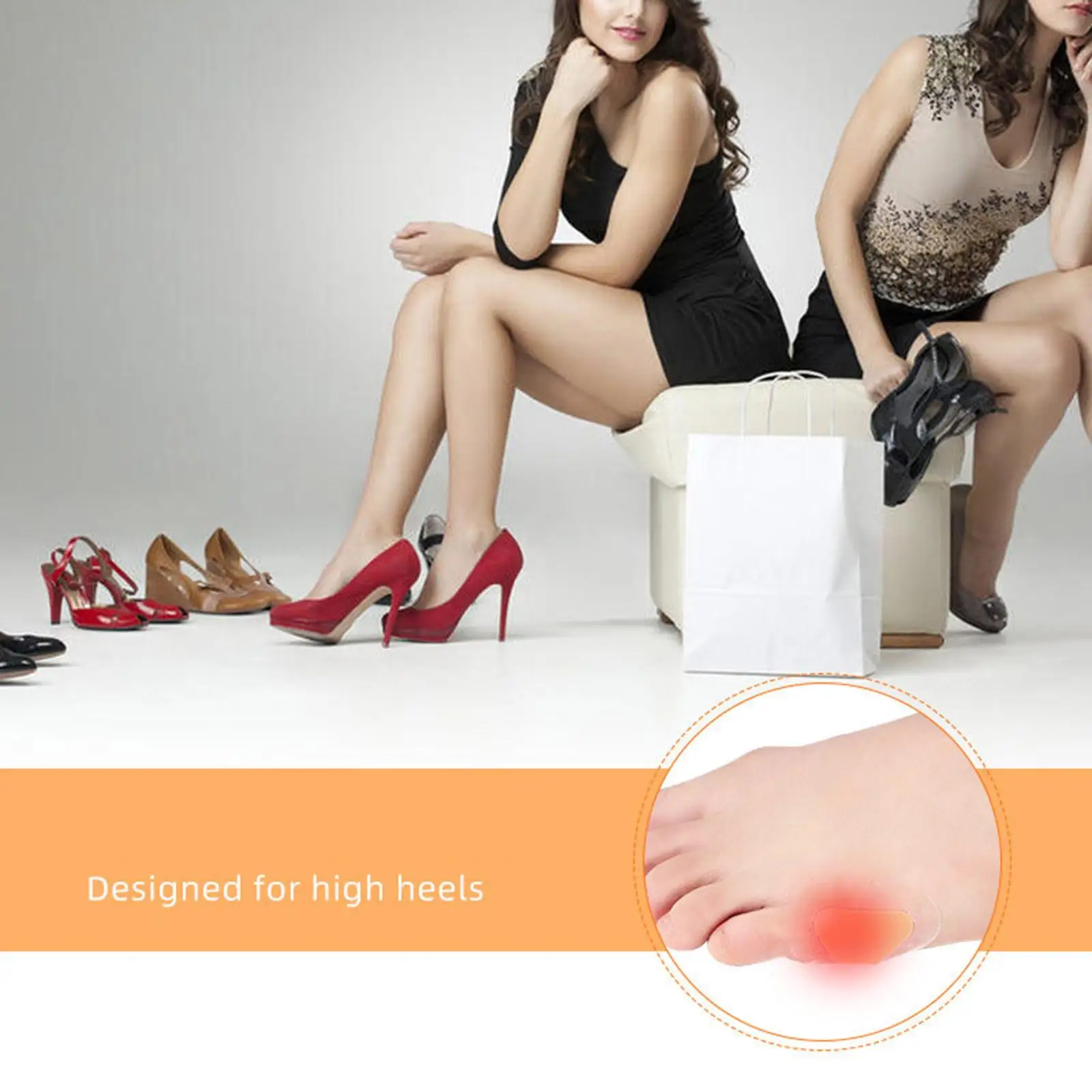 3x ملصقات وسادات وسادة ملصق عودة نعال الحذاء إدراج بطانة الرجال #3